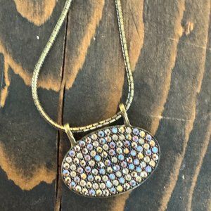 Touchstone Crystal Around Town Antique Necklace